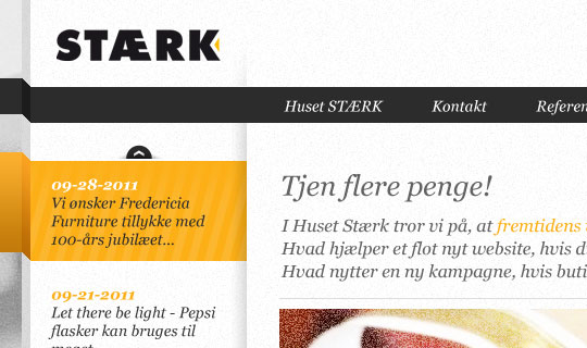 STÆRK website